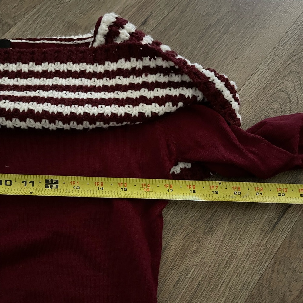 Young Threads Button Off-Shoulder Sweater - Picture 7 of 10